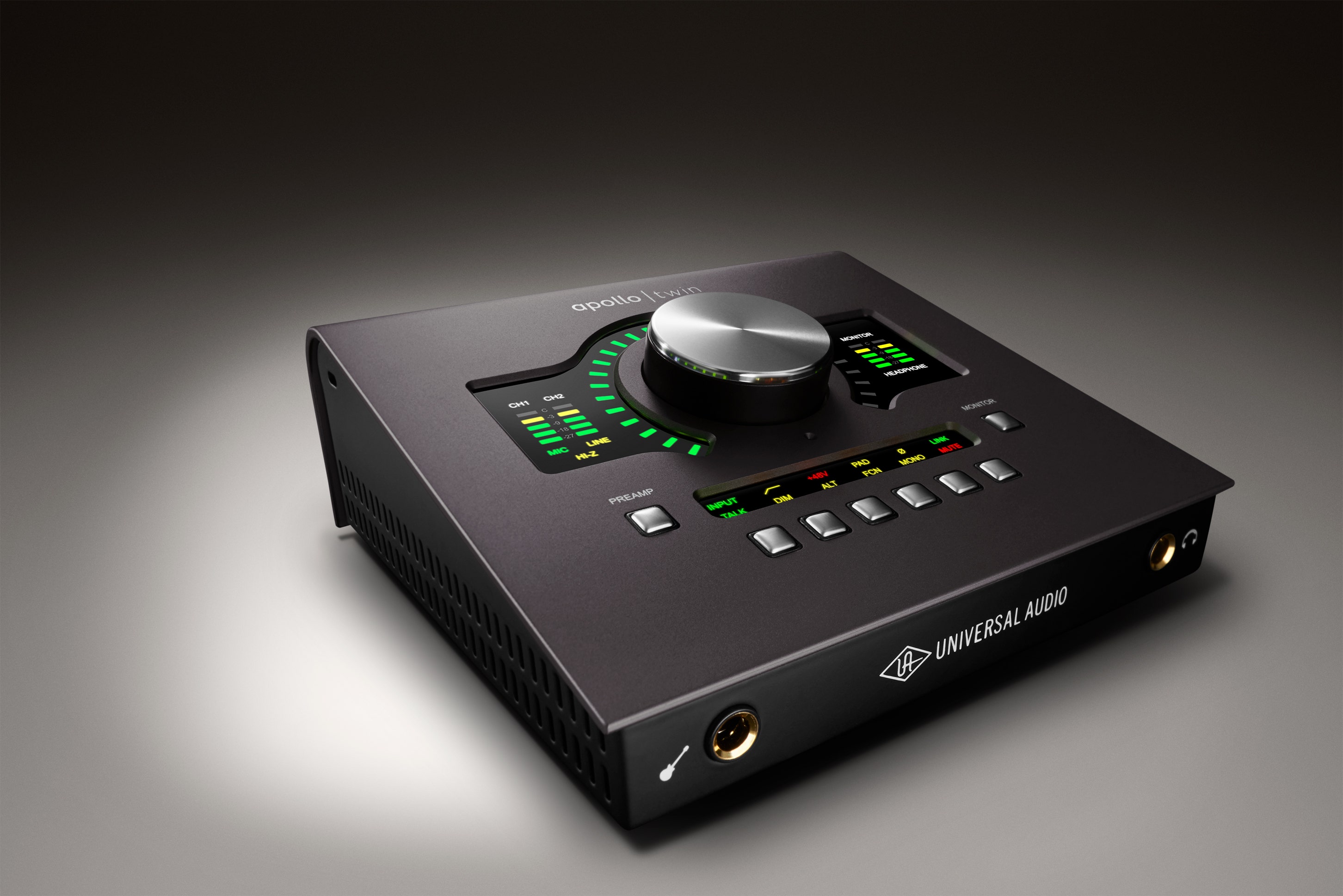 UNIVERSAL AUDIO APOLLO TWIN MKII DUO THUNDERBOLT DESKTOP AUDIO INTERFACE DUO  CORE UAD-2 MAC/PC MK2 NO CABLE KBB