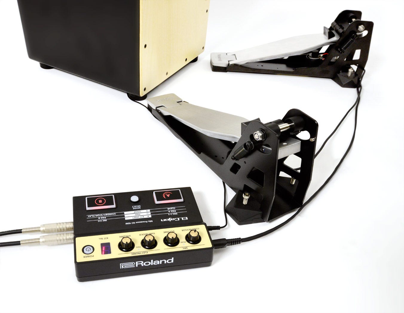Roland EC-10M EL Cajon Mic Processo パーカッション・打楽器