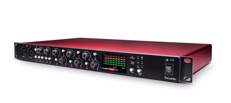 FOCUSRITE SCARLETT OCTOPRE 8-CH SCARLETT MIC PRE W 192KHZ FOCUSRITE SCARLETT OCTOPRE 8-CH SCARLETT MIC PRE W 192KHZ