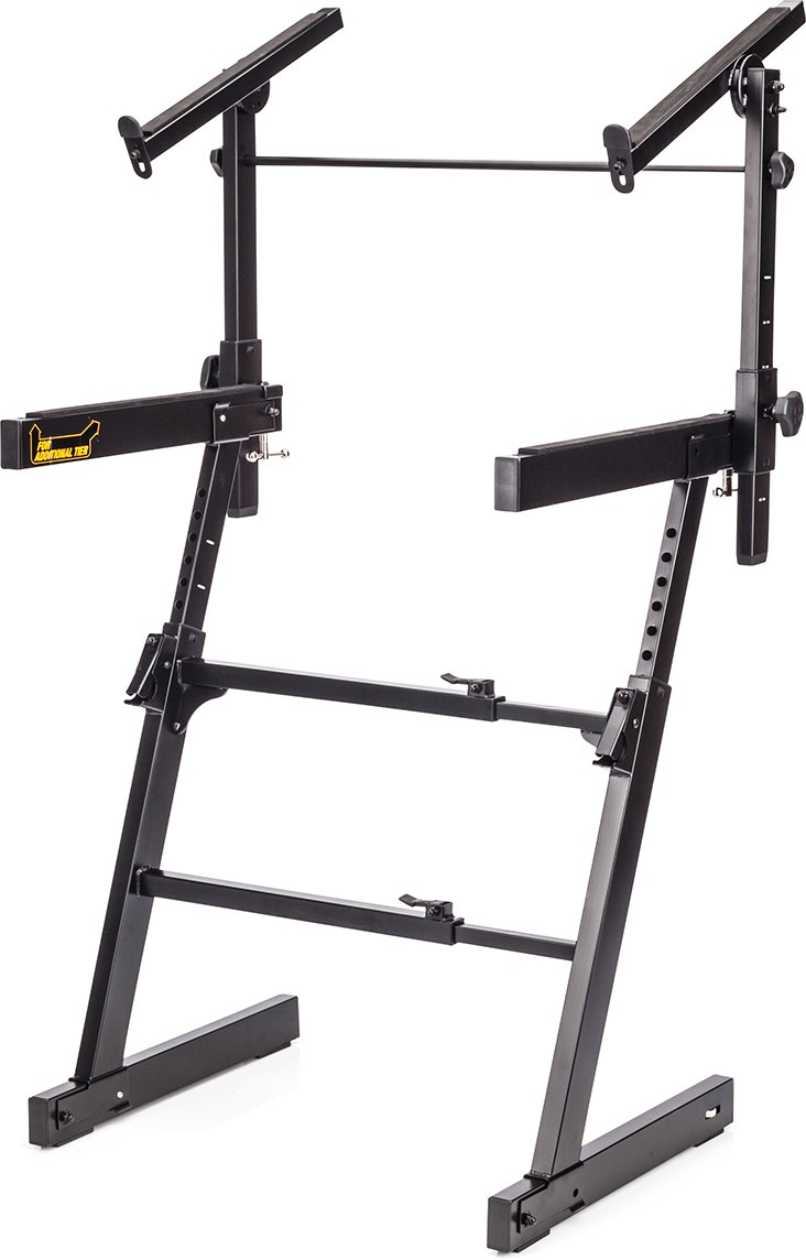 HERCULES KS210B EZ LOCK DOUBLE TIER KEYBOARD STAND - WITH
