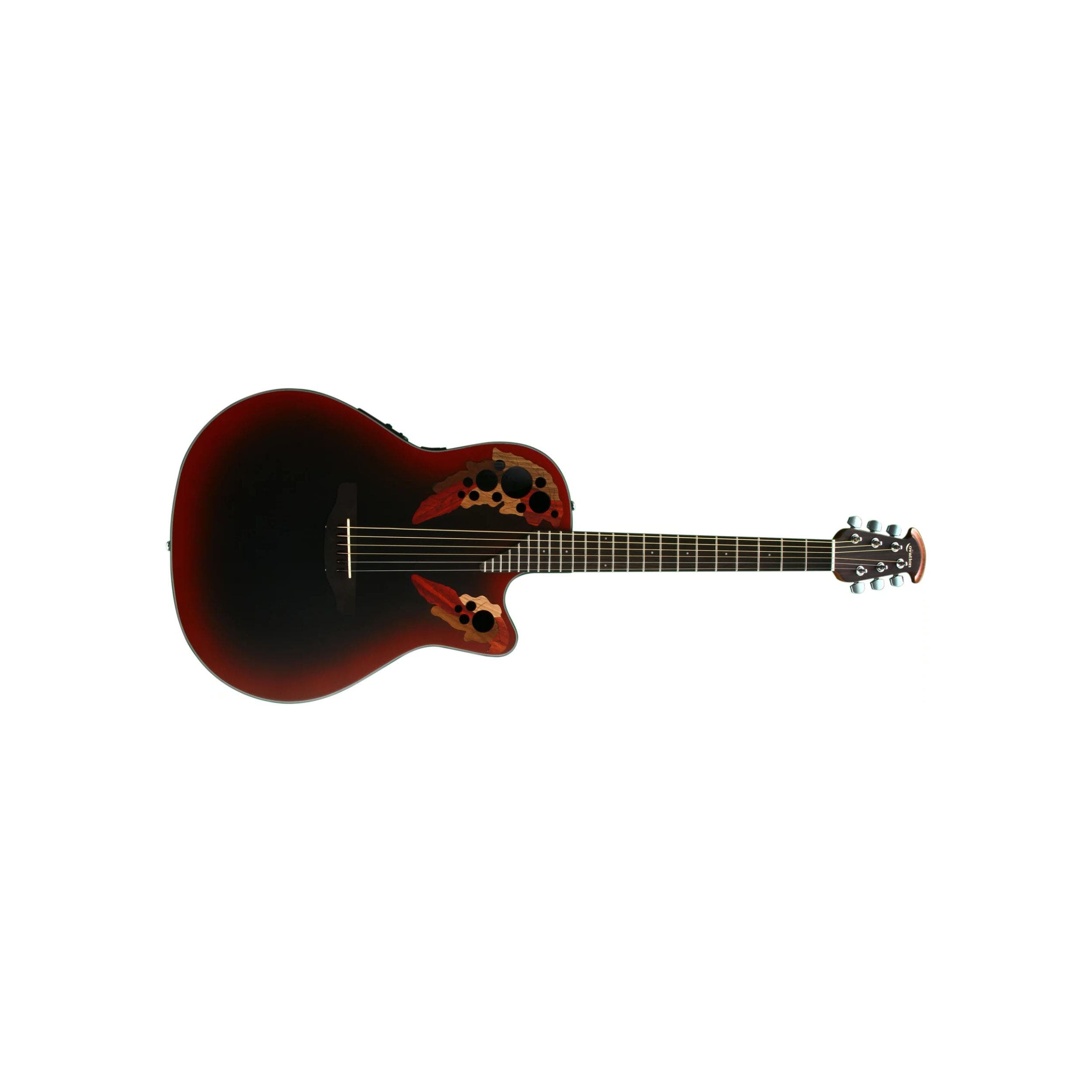 OVATION CE44-RR CELEBRITY ELITE - REVERSE RED BURST - MEDIUM