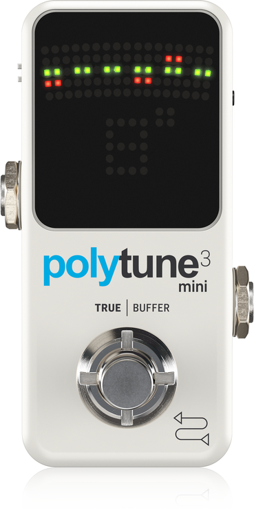 TC ELECTRONIC POLYTUNE 3 MINI POLYPHONIC CHROMATIC GUITAR BASS TUNER PEDAL Rockshop