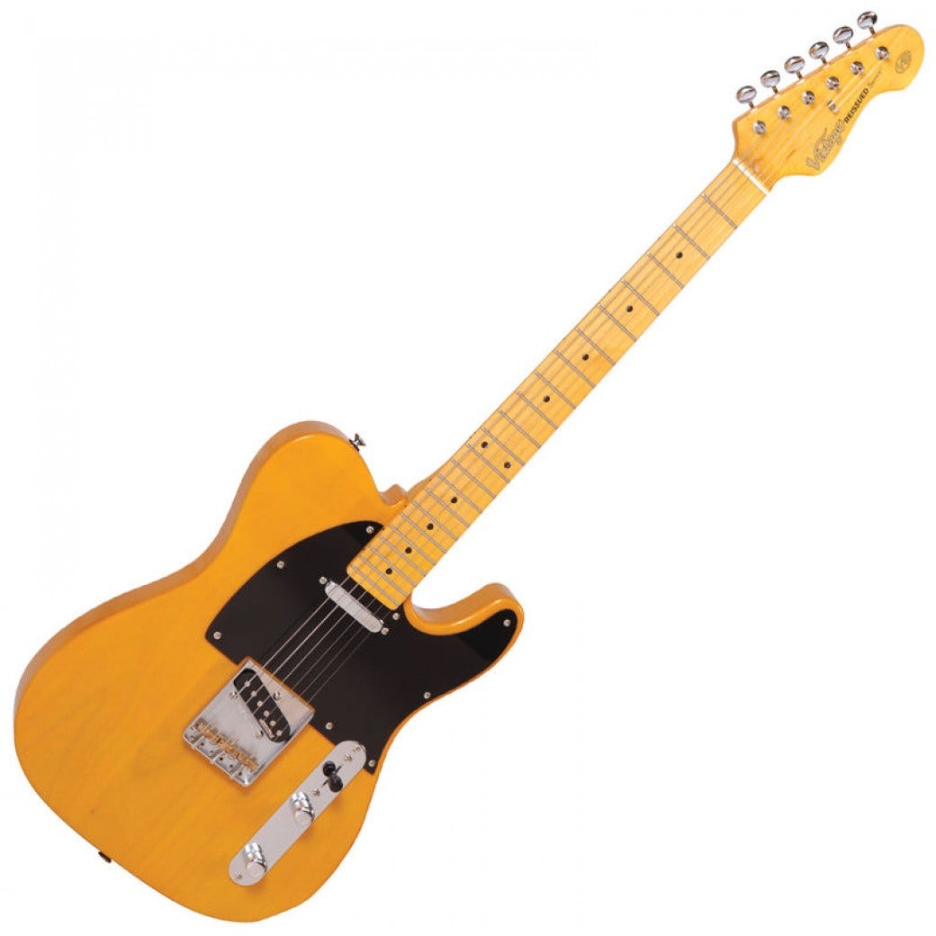 VINTAGE V52 BUTTERSCOTCH BLONDE TE STYLE ELEC GUITAR Rockshop