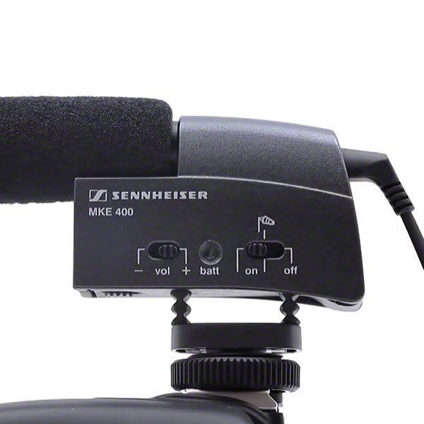 SENNHEISER 508898 MKE 400 VIDEOMIC MICROPHONE Rockshop SENNHEISER 508898 MKE 400 VIDEOMIC MICROPHONE Rockshop