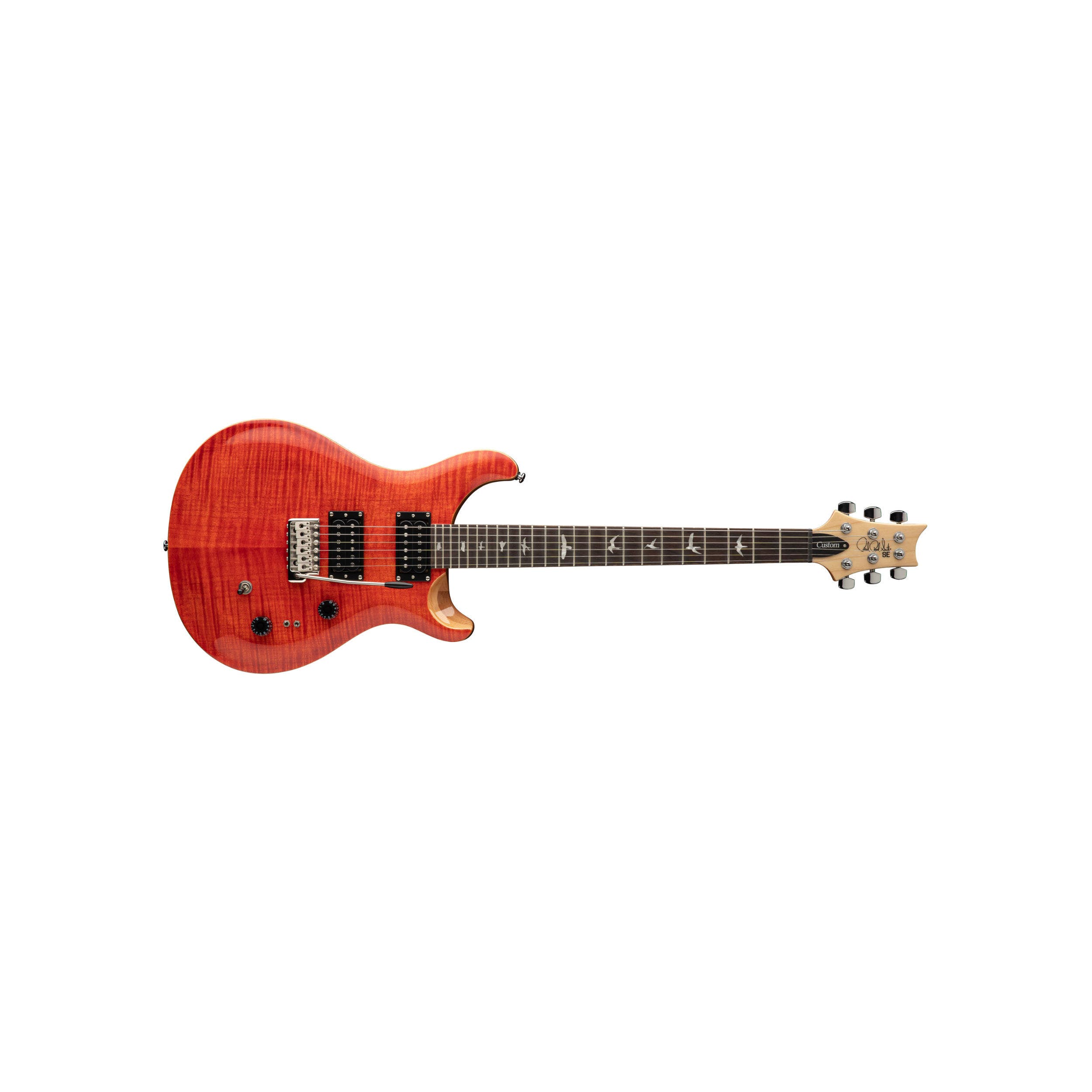 PRS SE CUSTOM 24-08 - BLOOD ORANGE - ELECTRIC GUITAR - W/PRS