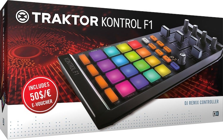 NATIVE INSTRUMENTS TRAKTOR KONTROL F1 DJ PERFORMANCE CONTROLLER - STEMS  READY TKF1 KBB