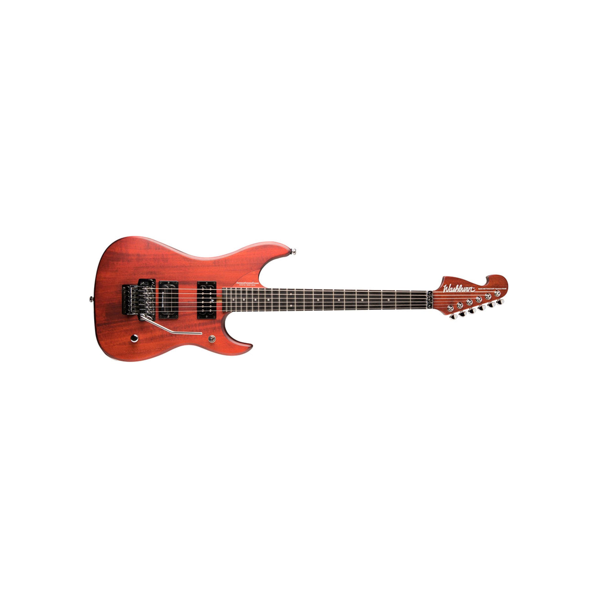WASHBURN N24 PADAUK STAIN VINTAGE NUNO BETTENCOURT SIGNATURE ELECTRIC GUITAR W FLOYD ROSE KBB